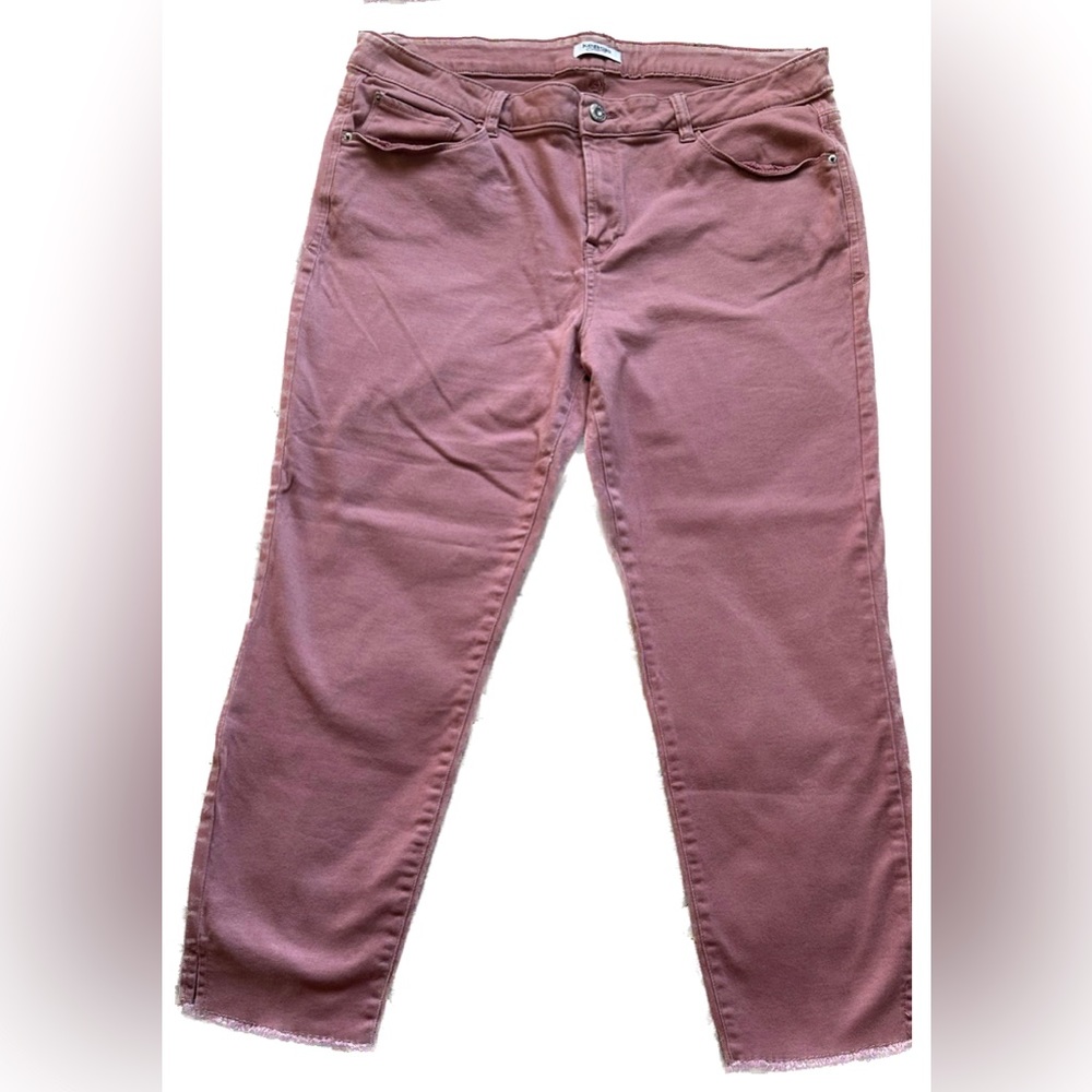 Kenzie Jeans mid-rise ankle - soft pink - size 14/32
